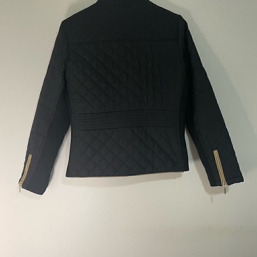 db established 1962 Women Black Quilted Jacket Medium - Picture 3 of 5